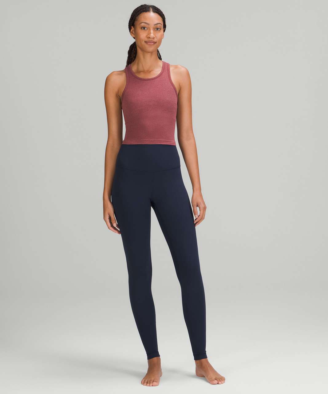 Lululemon Ebb to Street Tank Top - Smoky Red - lulu fanatics