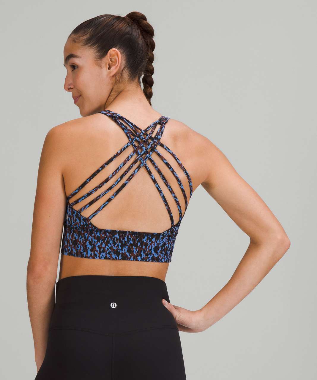 Lululemon Free to Be High-Neck Longline Bra - Wild *Light Support