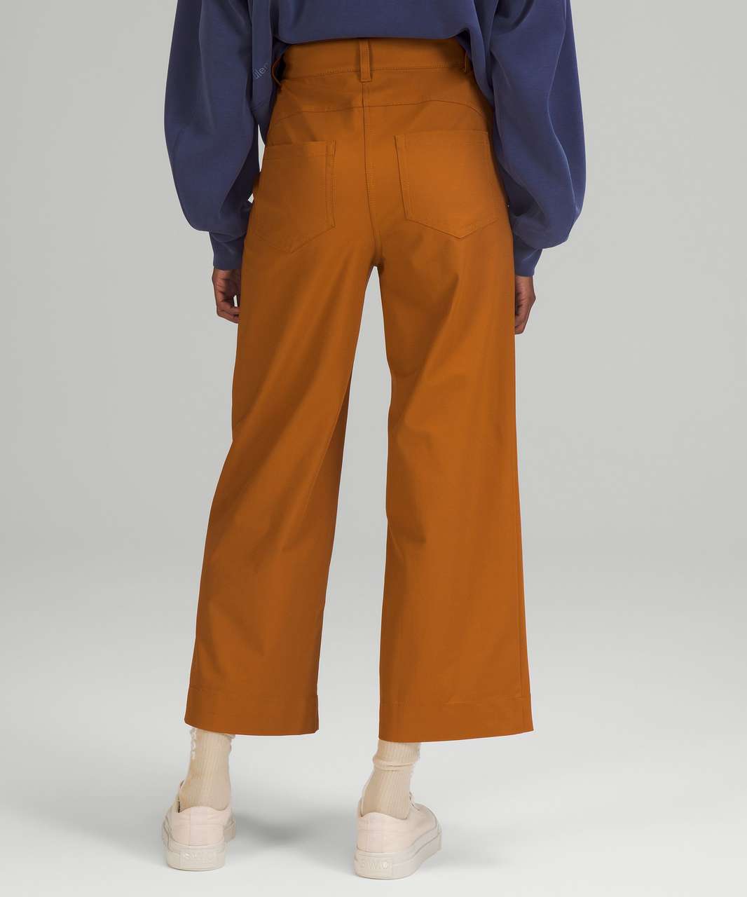 Buy Lululemon City Sleek 5 Pocket Wide-leg High Rise 7/8 Length Pant -  Yellow At 22% Off