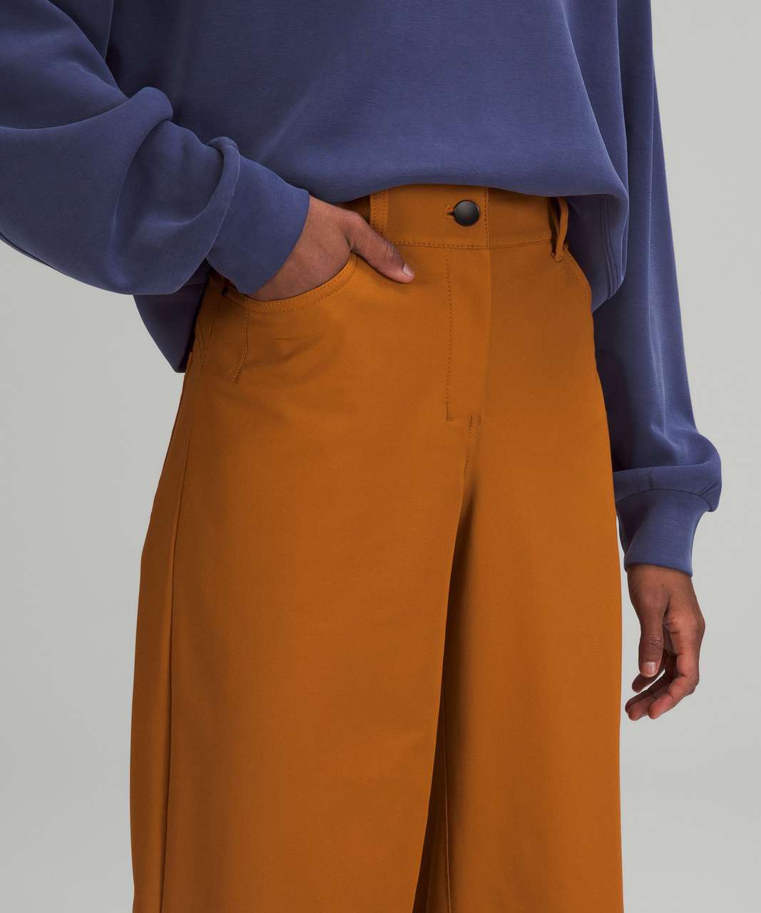 Lululemon City Sleek 5 Pocket Wide Leg Pant - Butternut Brown