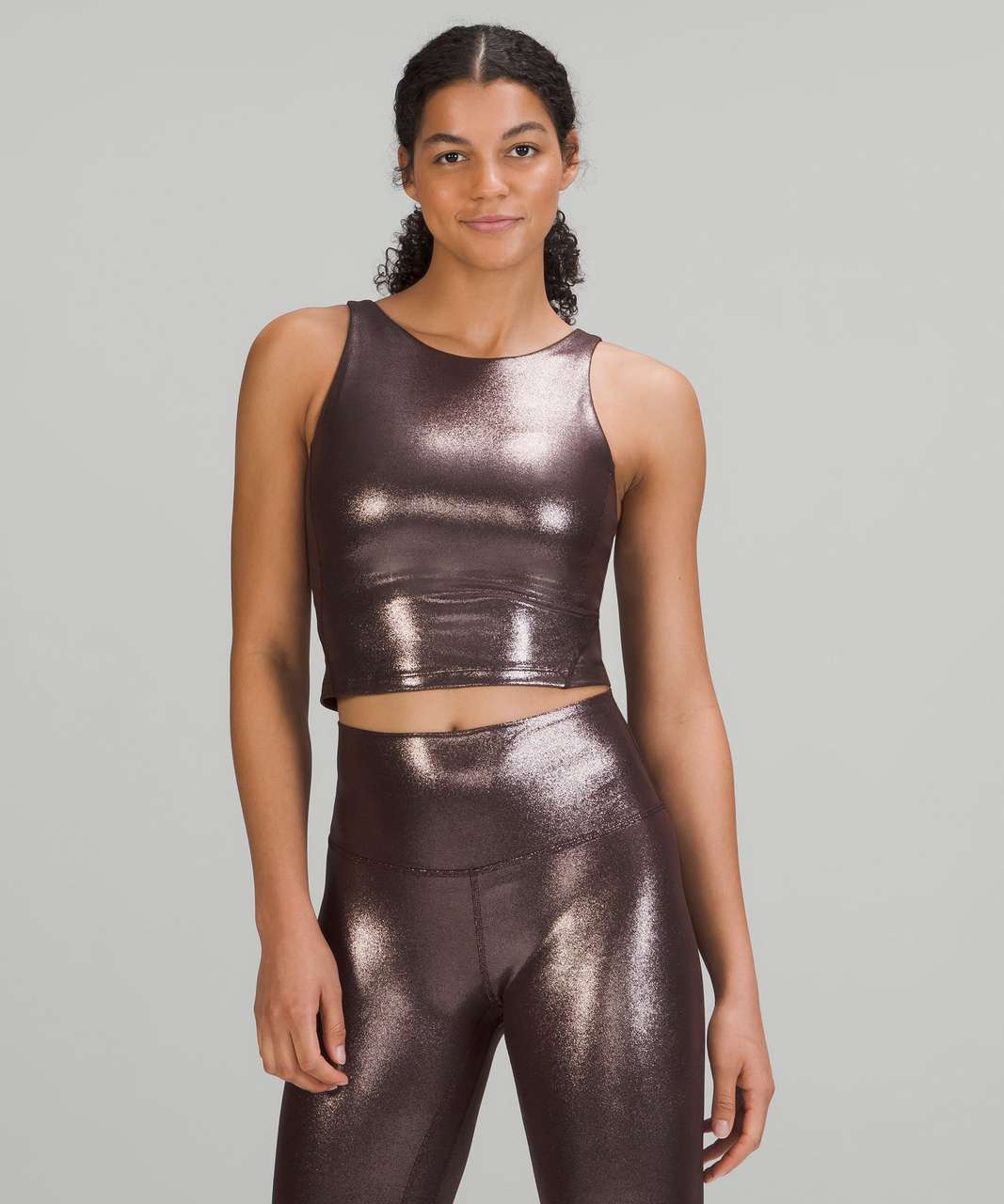 Lululemon Align™ Ribbed Tank Top Shine - Black Radiate Transparent Foil