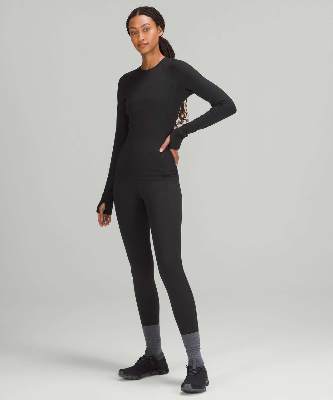 Lululemon Its Rulu Run Long Sleeve Shirt - Black (First Release)