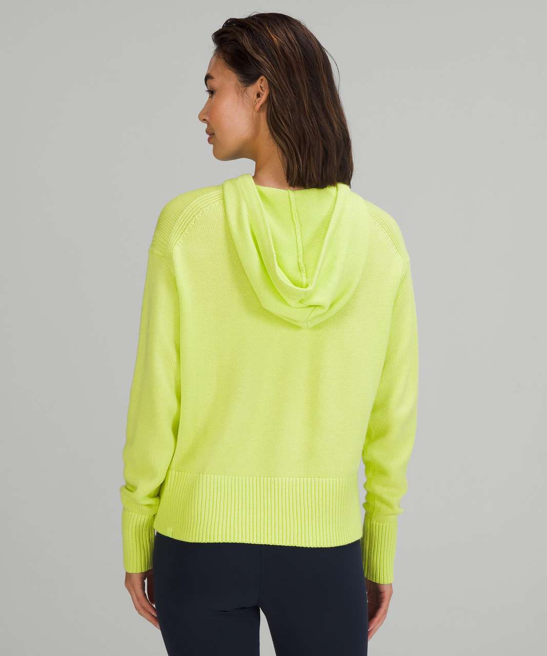 Lululemon Double Knit Sweater Hoodie - Electric Lemon