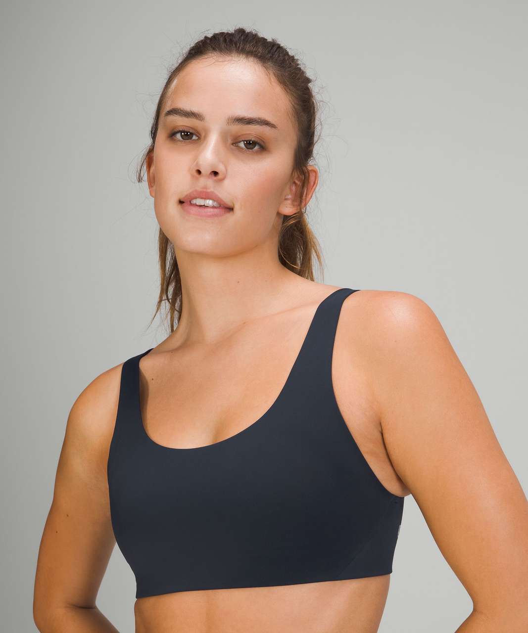 Lululemon In Alignment Straight-Strap Bra *Light Support, A/B Cup - True  Navy - lulu fanatics