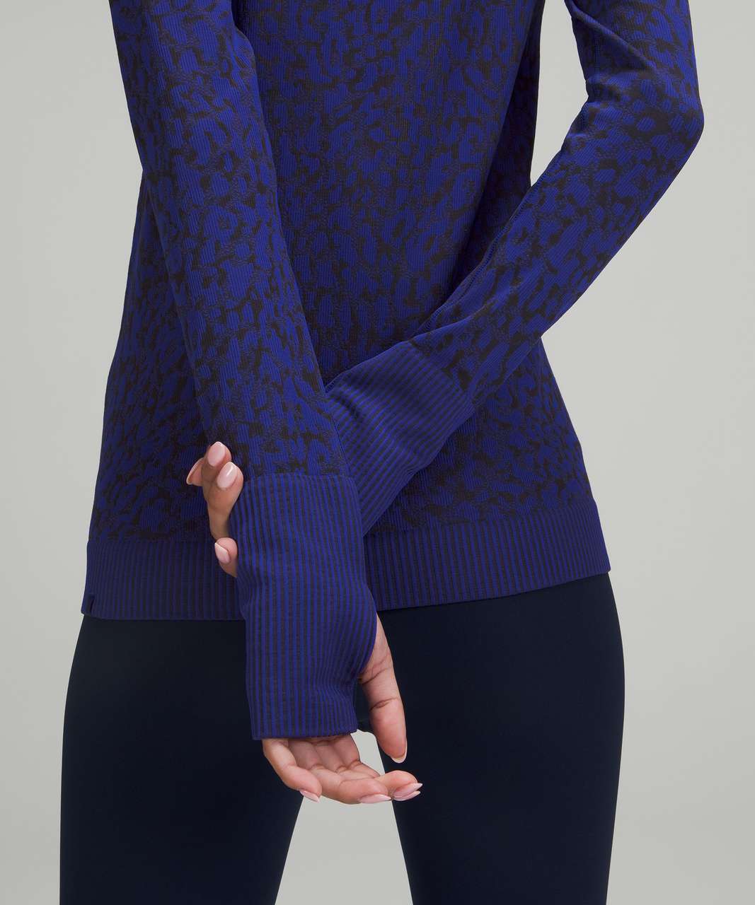 Lululemon Rest Less Pullover - Particolour Larkspur / Black