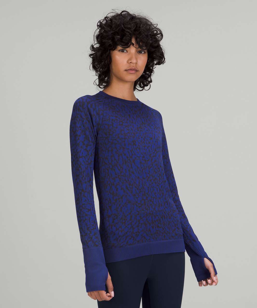 Lululemon Rest Less Pullover - Particolour Larkspur / Black