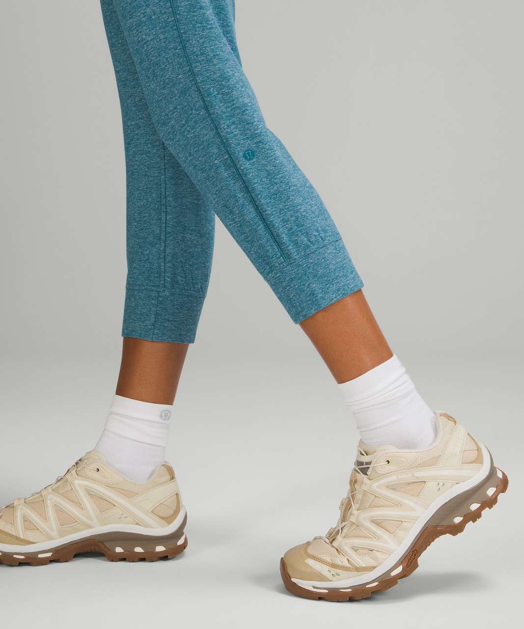 Buy Lululemon Ready To Rulu High-rise Cropped Joggers - Powder Blue At 19%  Off