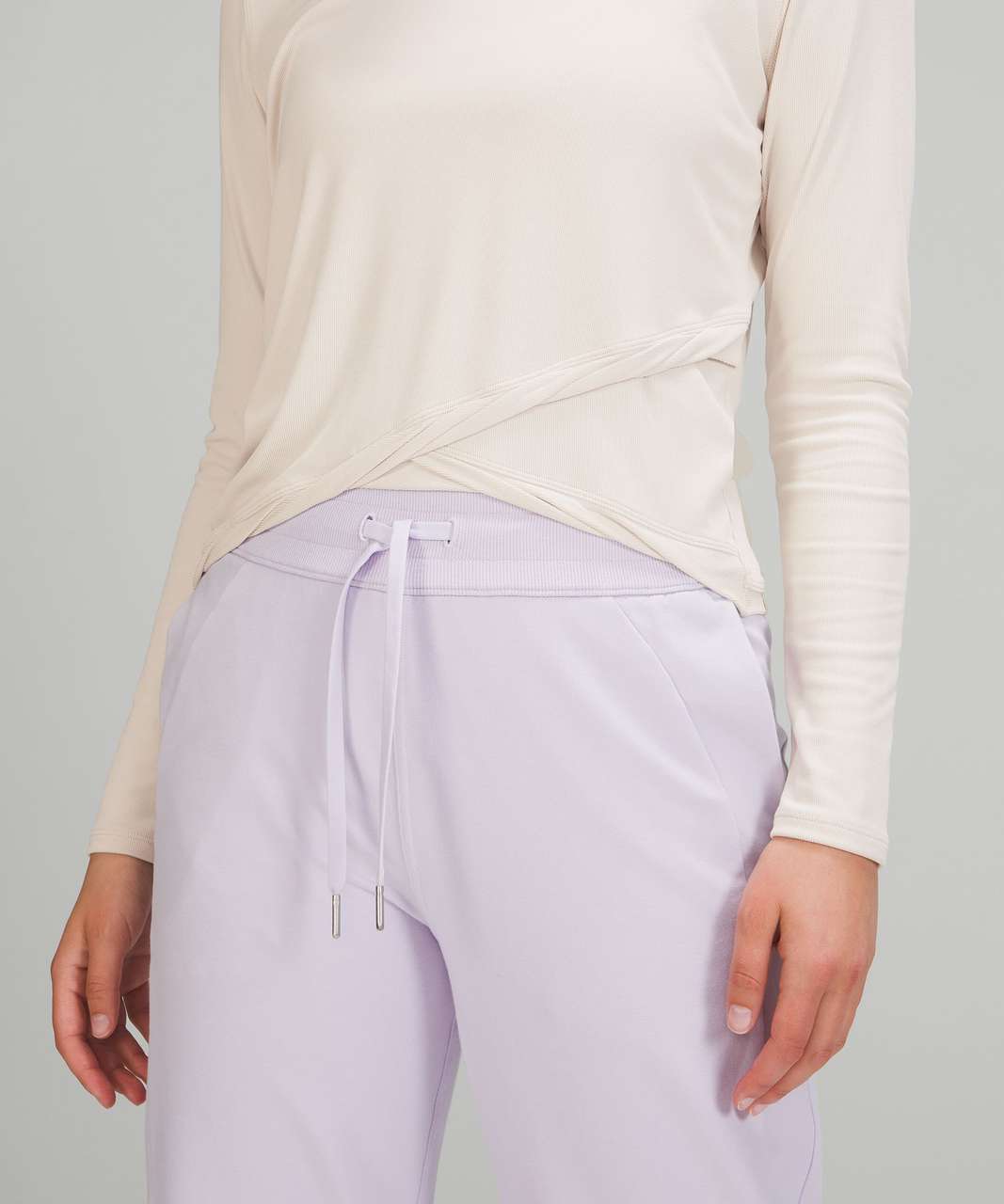 Lululemon Do the Twist Long Sleeve Shirt - White Opal