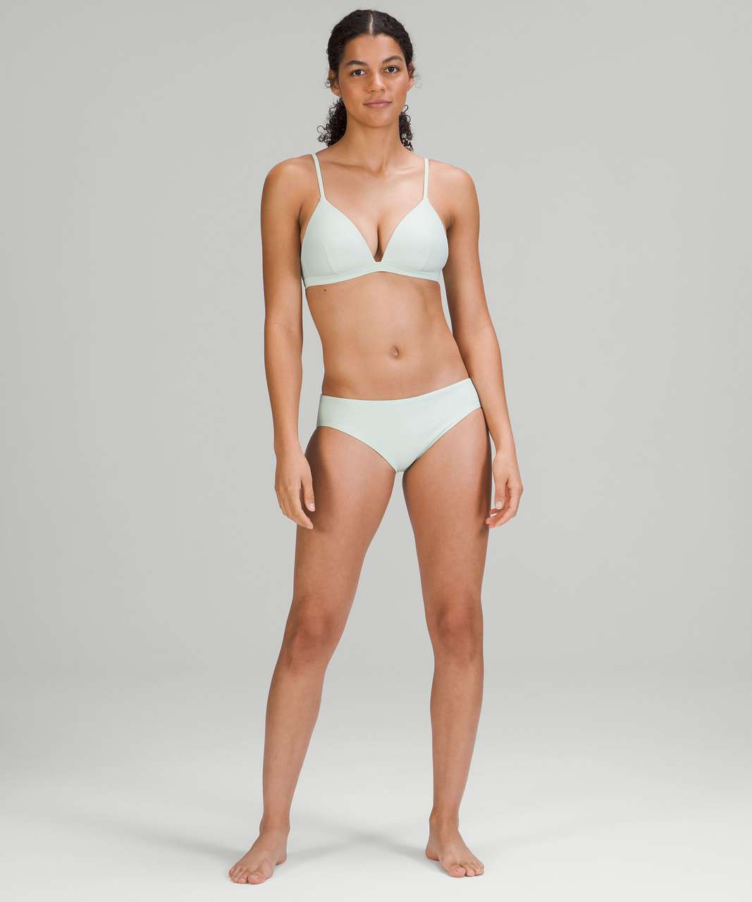 Lululemon Waterside Swim Top *C Cup - Delicate Mint - lulu fanatics