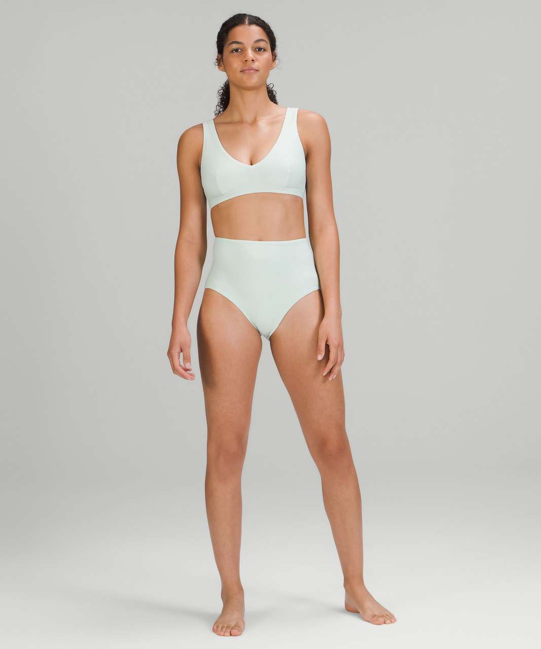 Lululemon Waterside High-Waist Swim Bottom *Medium Bum Coverage - Delicate Mint