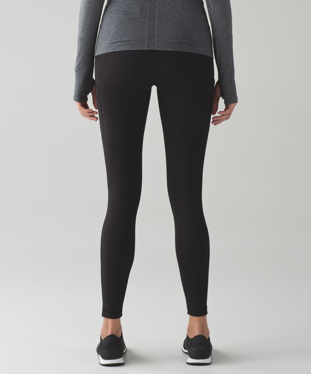 Lululemon Speed Tight V Brushed (Full-On Luxtreme) Black Size 8