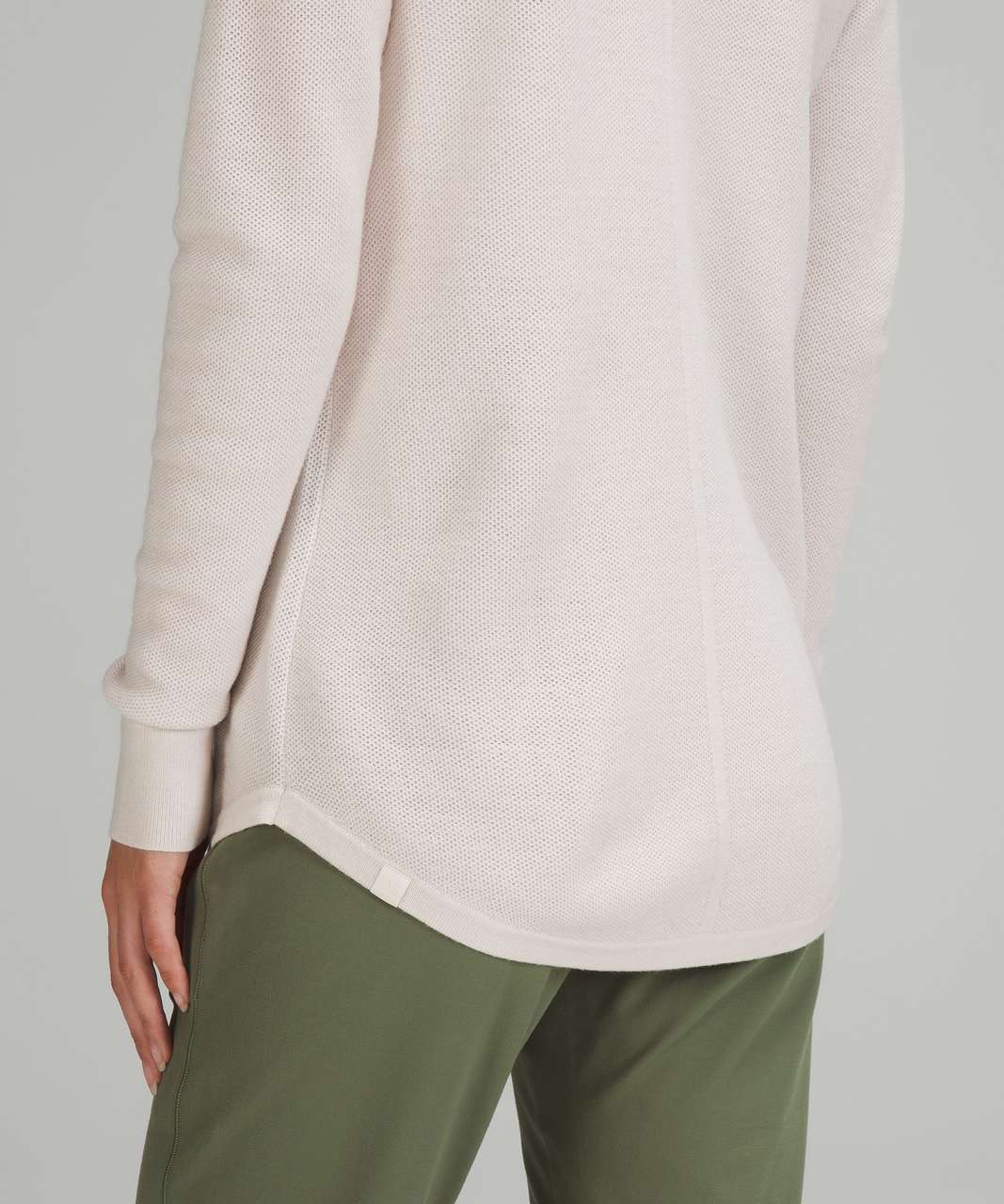 Lululemon Merino Wool Honeycomb Sweater - White Opal