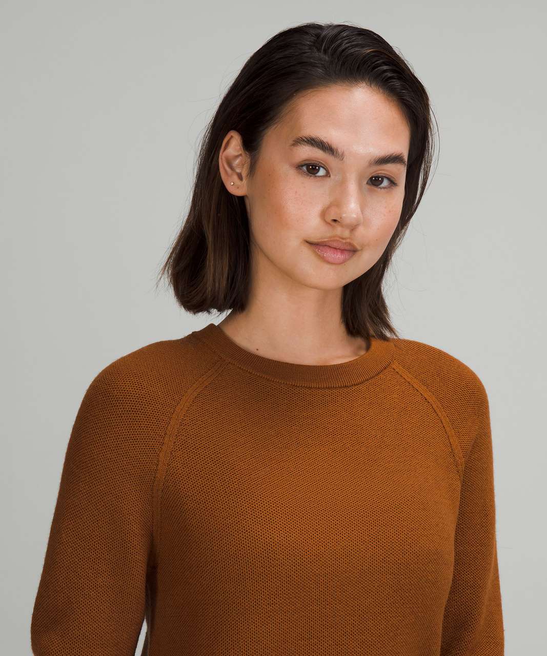 Lululemon Merino Wool Honeycomb Sweater - Butternut Brown