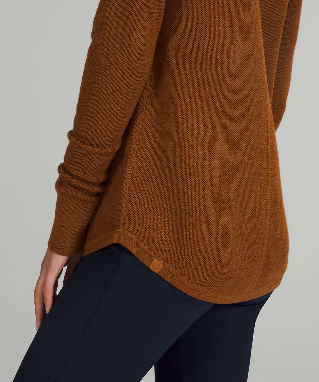 Lululemon Merino Wool Honeycomb Sweater - Butternut Brown