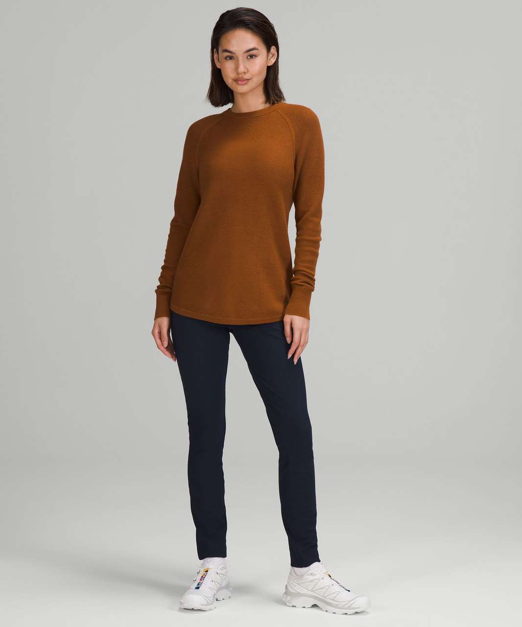 Lululemon Merino Wool Honeycomb Sweater - Butternut Brown