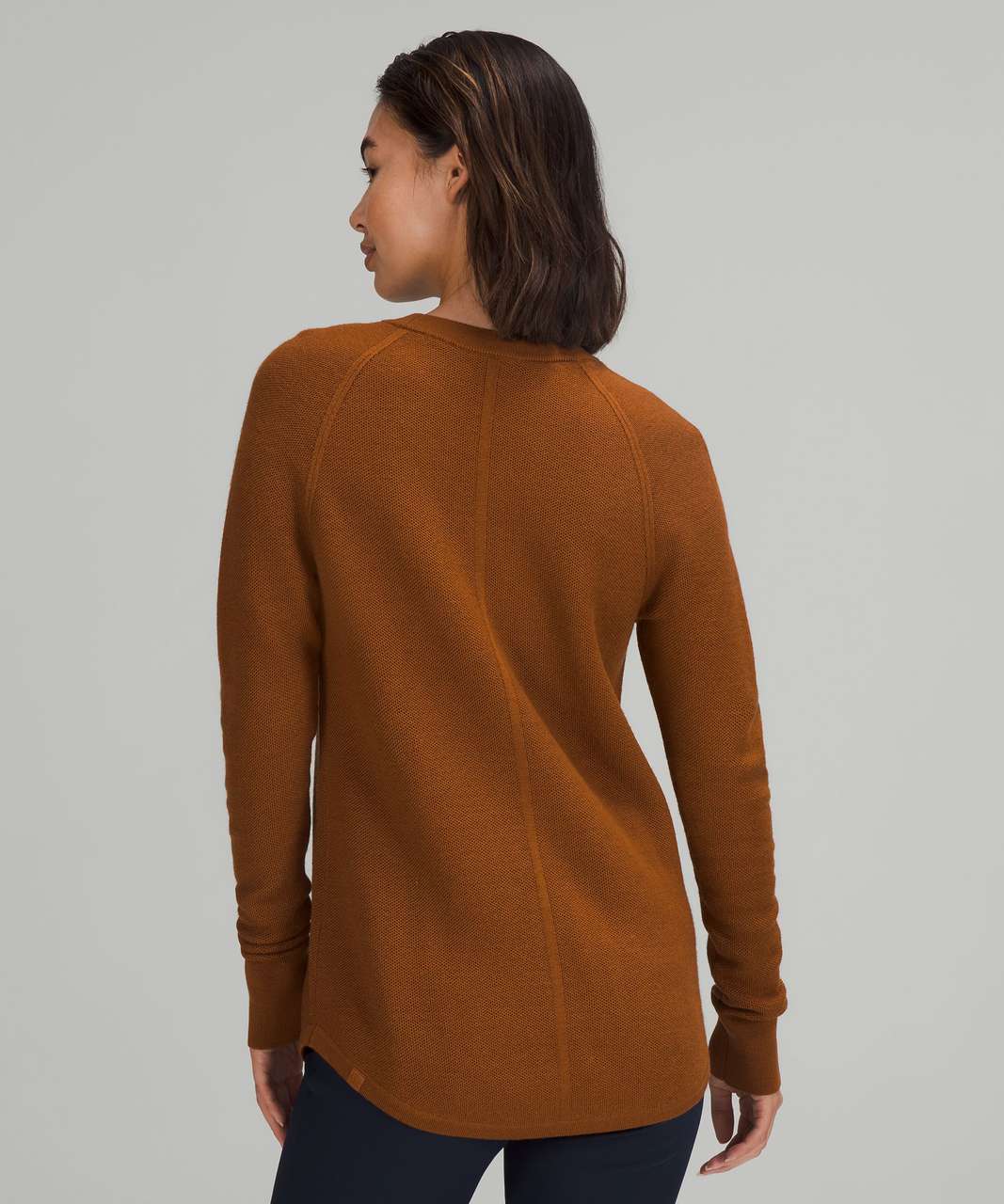 Lululemon Merino Wool Honeycomb Sweater - Butternut Brown