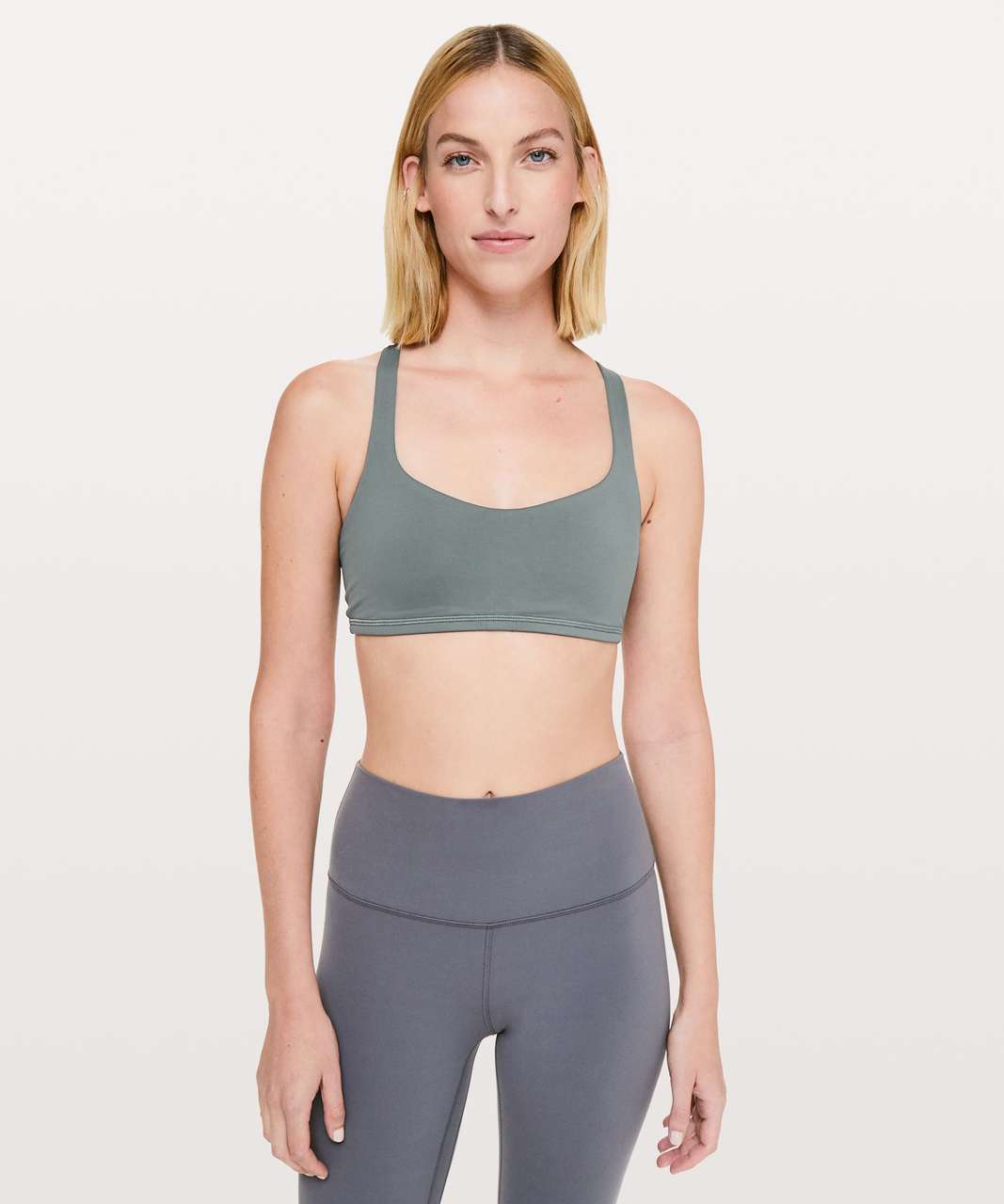 Lululemon Free to Be Bra *Light Support, A/B Cup - Sea Steel