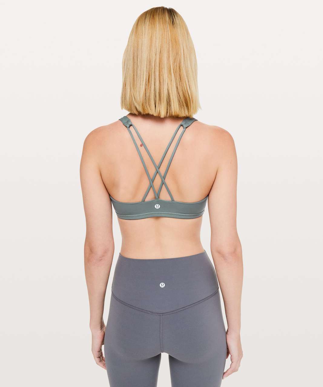 Lululemon Free to Be Bra *Light Support, A/B Cup - Sea Steel - lulu fanatics