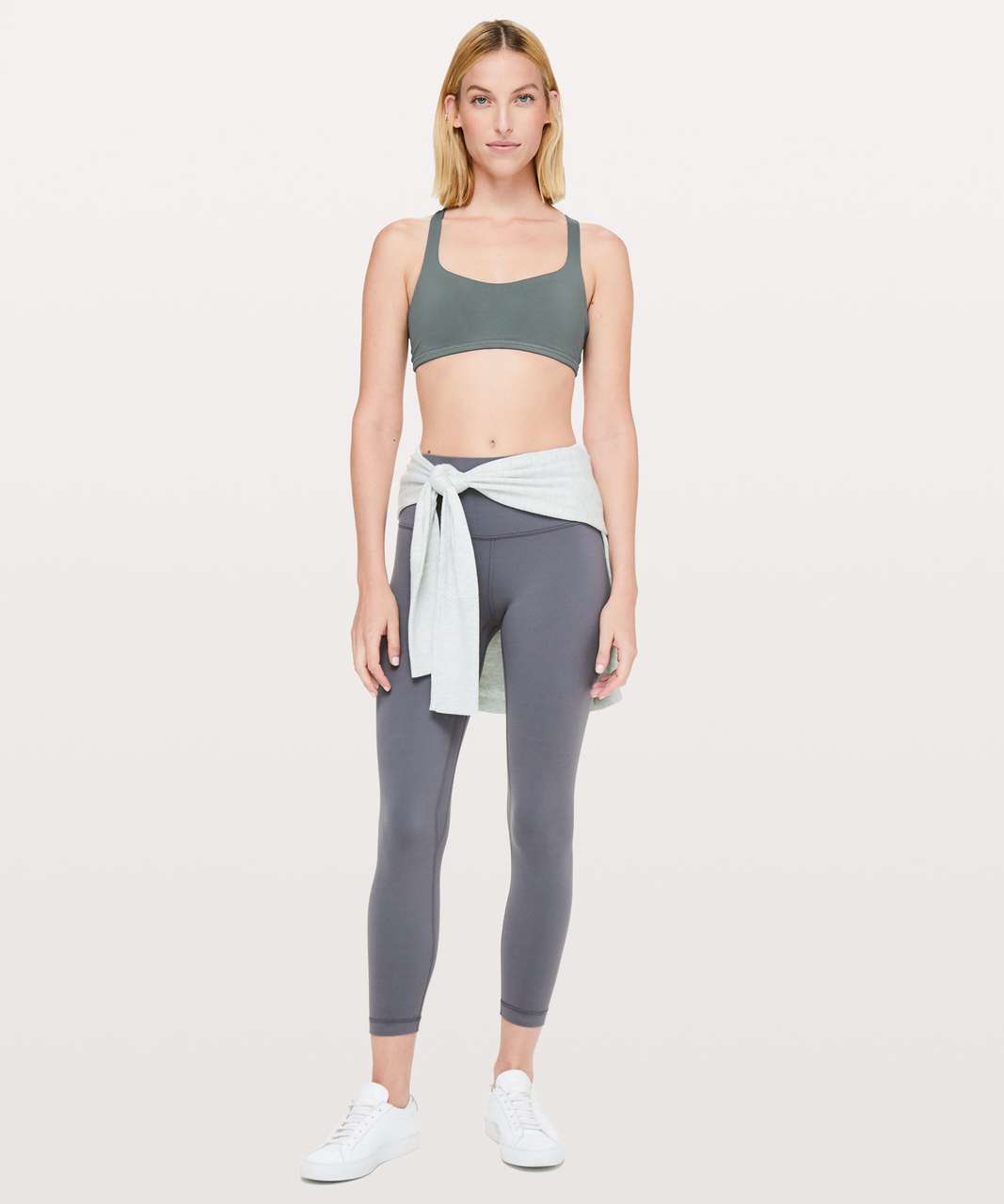 Lululemon Free to Be Bra *Light Support, A/B Cup - Sea Steel