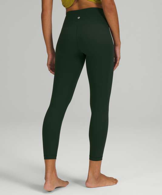 Lululemon Wunder Under Hi-Rise 7/8 Tight (Special Edition) 25 - Night View  White Black / Black / White - lulu fanatics