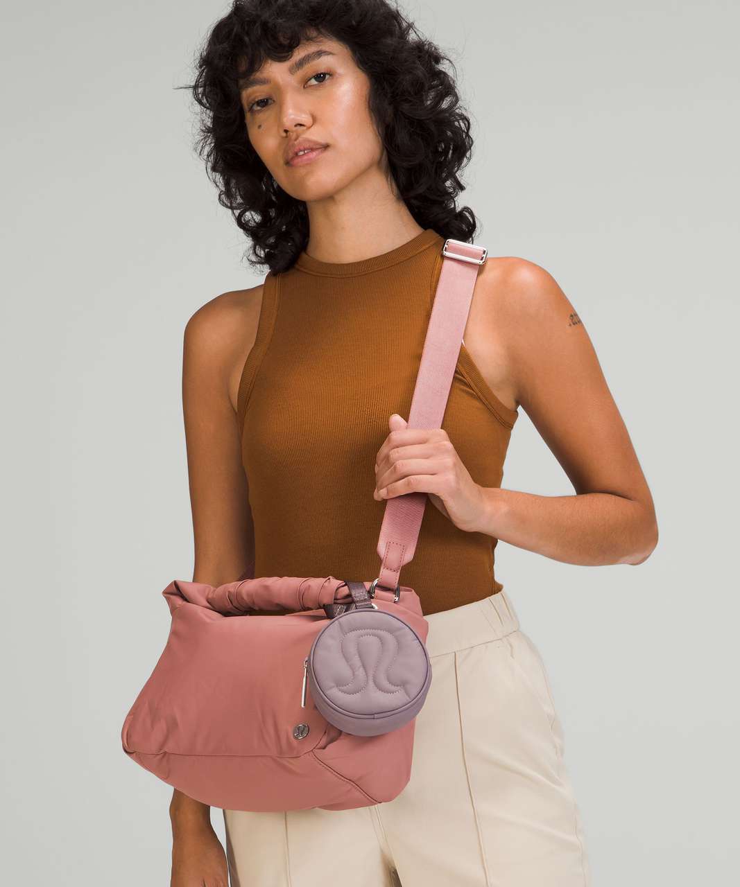 Lululemon Wallet Clutch Crossbody - Lunar Rock / Trench - lulu fanatics