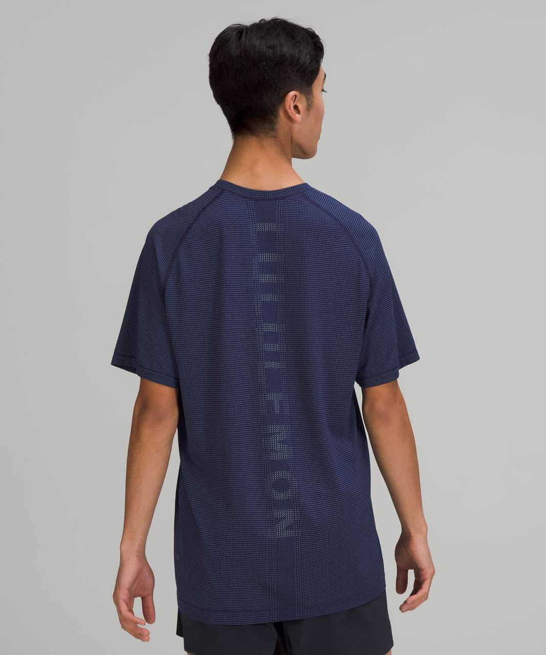 Lululemon Metal Vent Tech Short Sleeve Shirt 2.0 - Line Graphic Delicate Mint / Night Sea