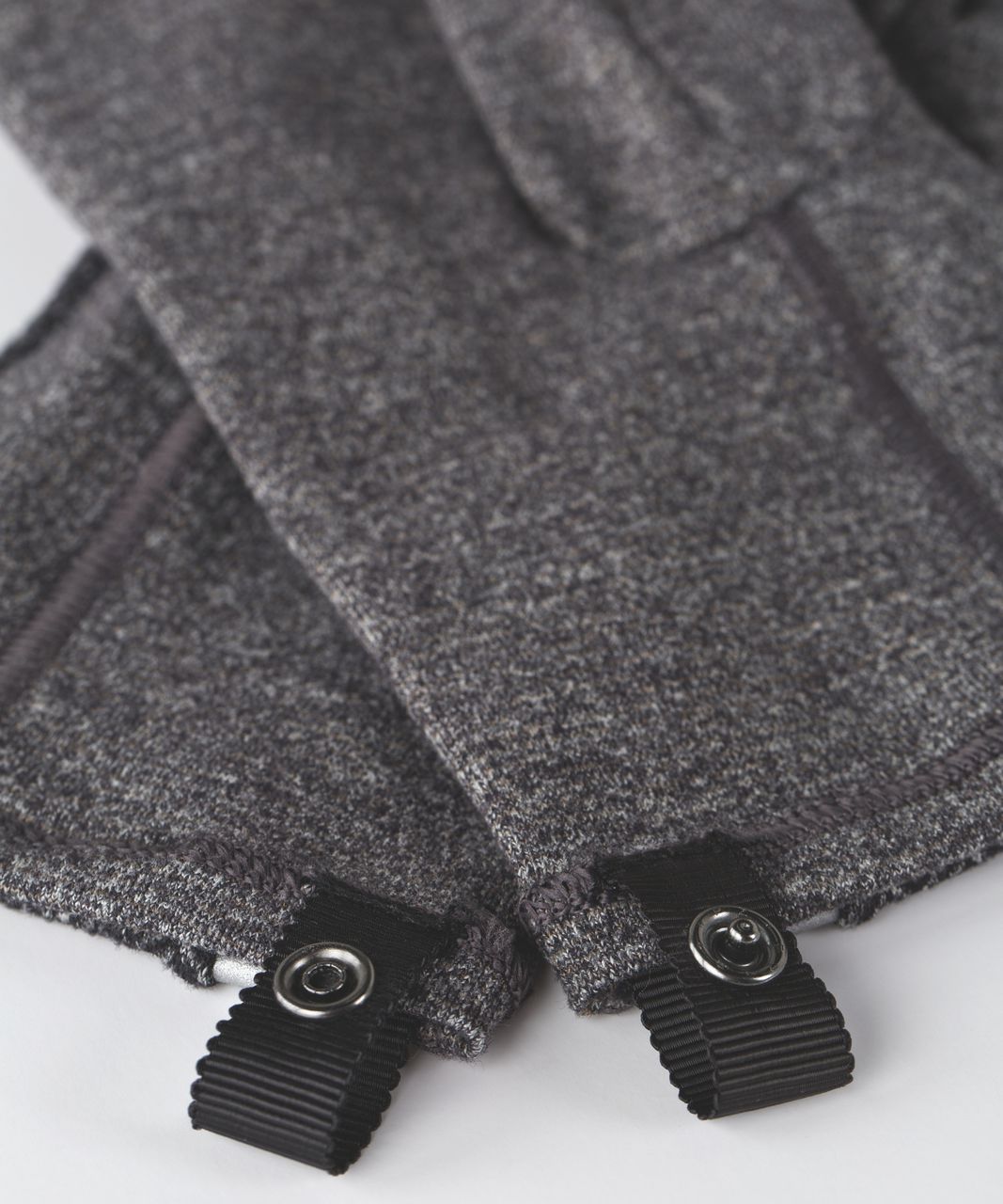 Lululemon Run With Me Gloves - Heathered Herringbone Heathered Black Black