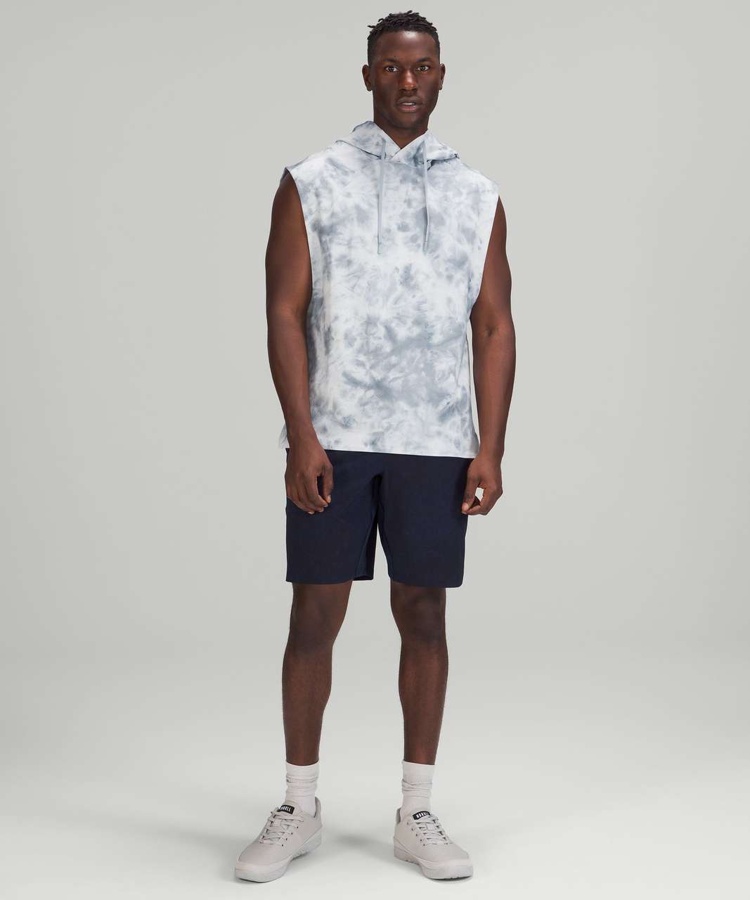 Lululemon Breaking Bounds Sleeveless Hoodie - Tidal Dye Alpine White Chambray