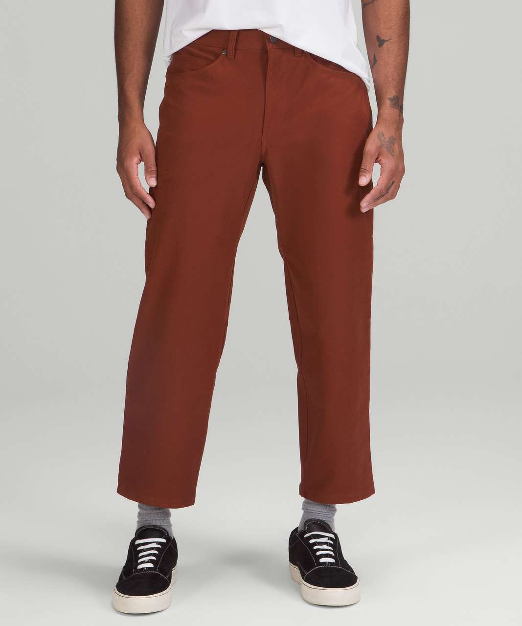 Lululemon ABC Relaxed-Fit Crop Pant *Utilitech - Date Brown