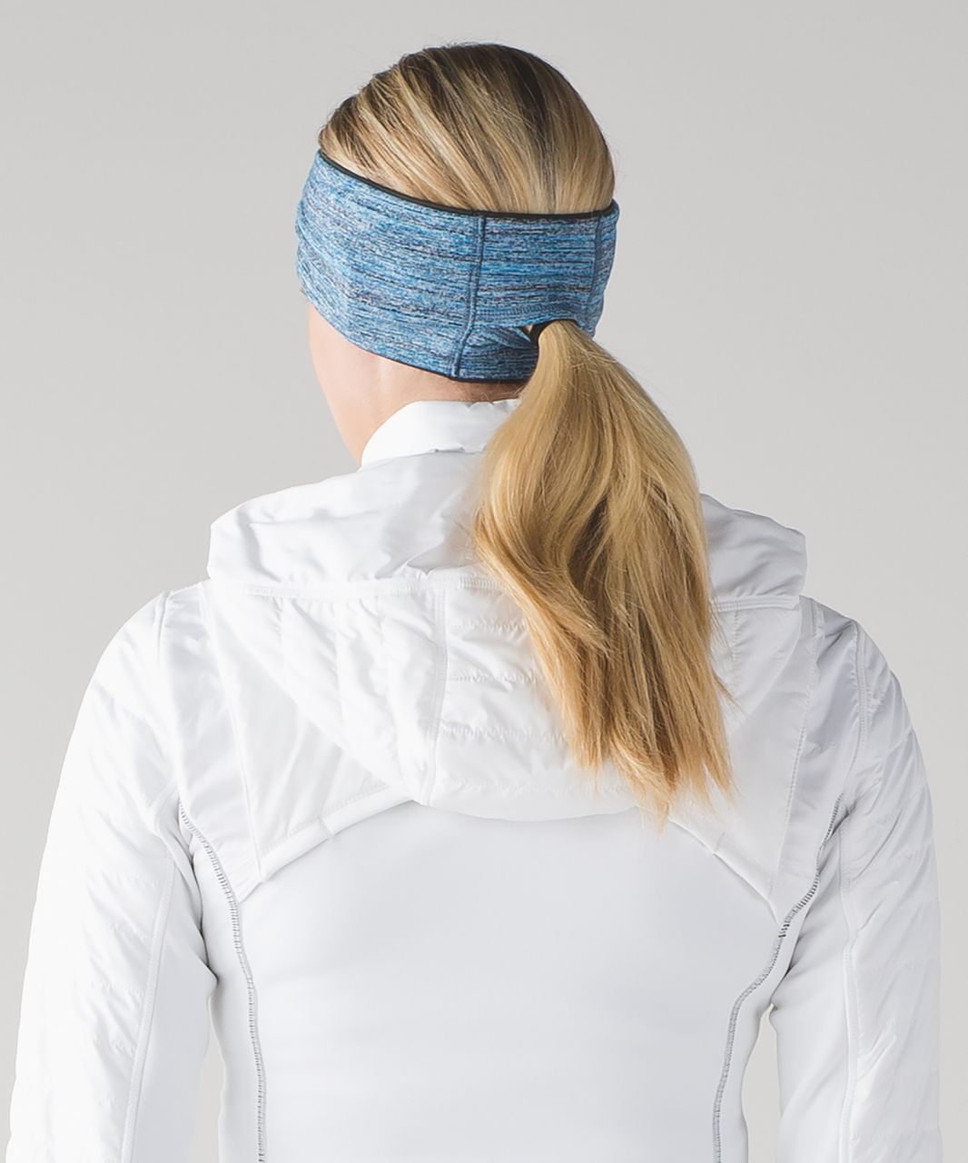 Lululemon Run With Me Ear Warmer II - Space Dye Camo Jet Set Blue Shocking Blue / Black