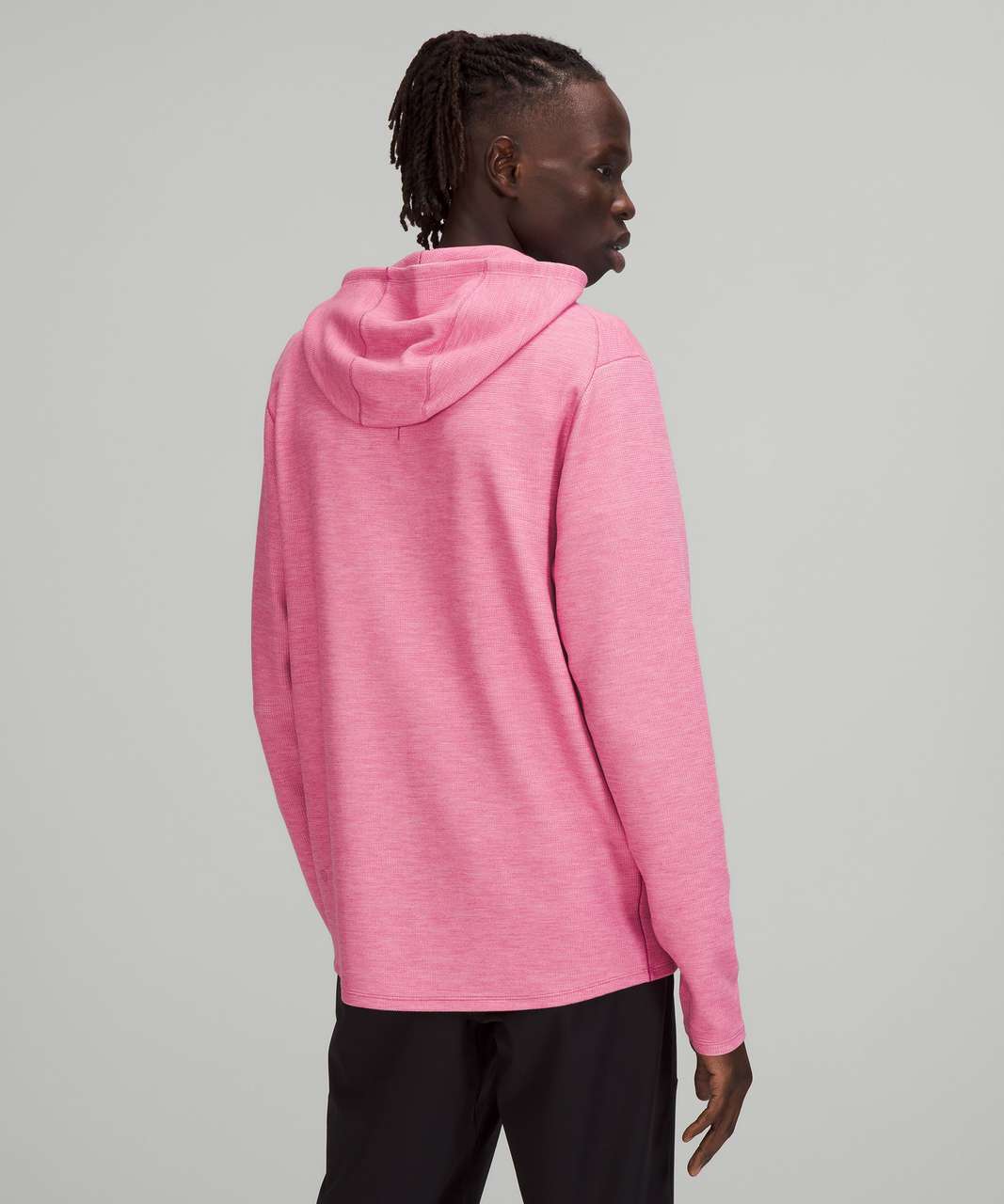 Lululemon Shift Stitch Hoodie - Heathered Pink Blossom - lulu fanatics