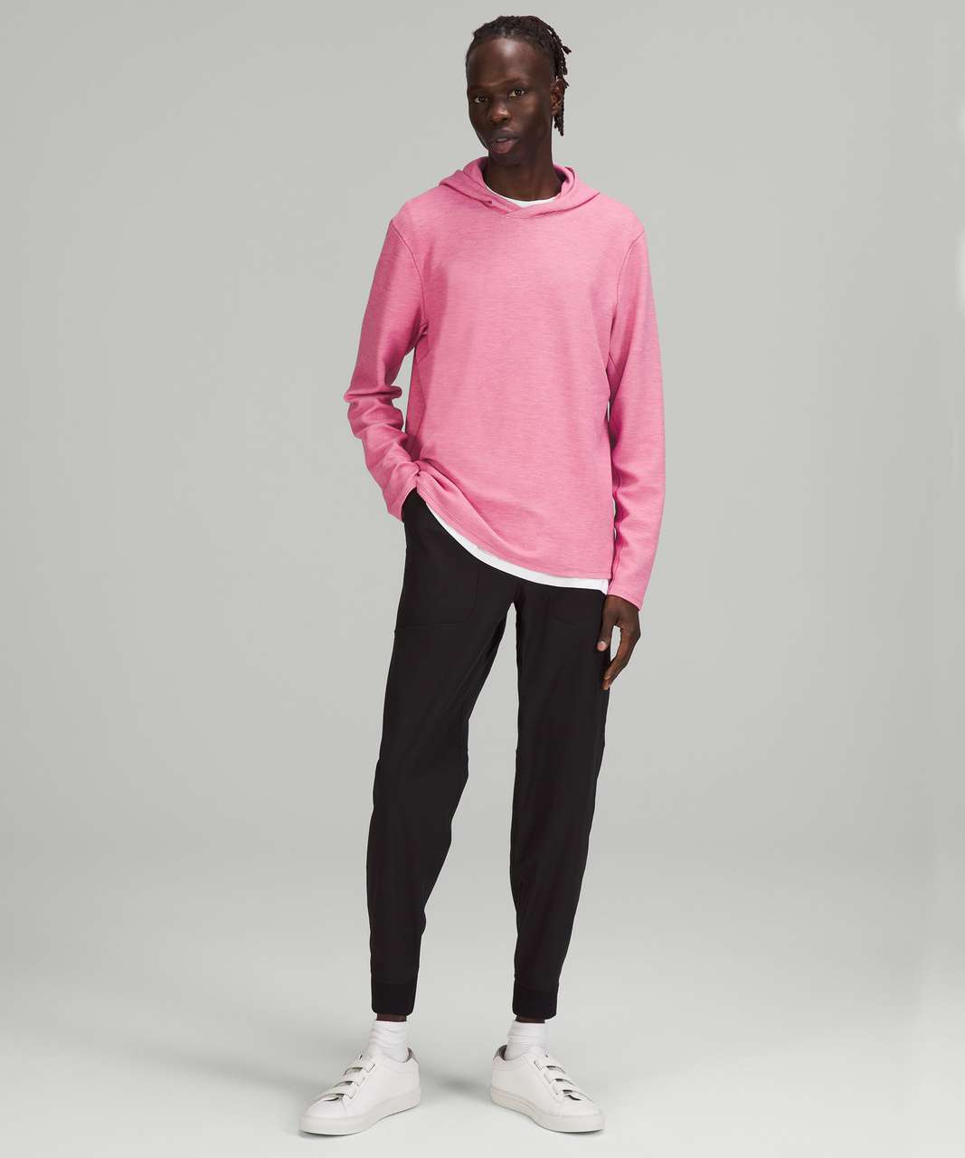 Lululemon Shift Stitch Hoodie - Heathered Pink Blossom - lulu fanatics