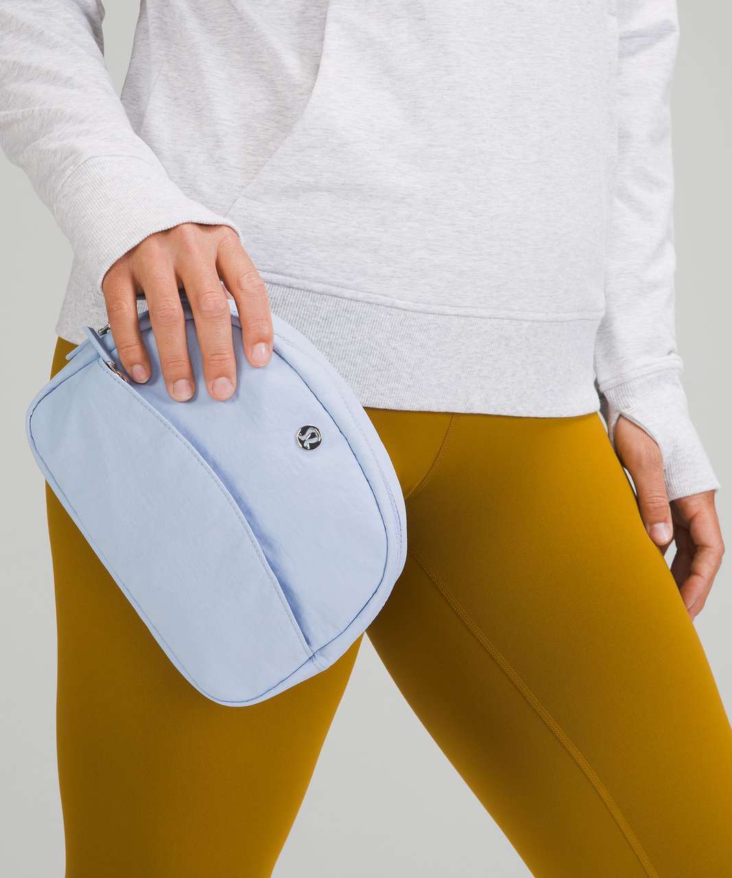 Lululemon Double-Zip Pouch - Blue Linen