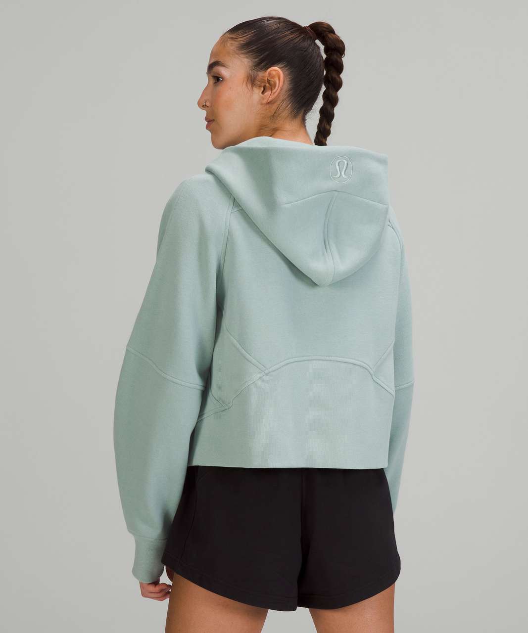 Scuba Oversized Full Zip Hoodie Sheer Blue – Simply Lulu Resale Boutique