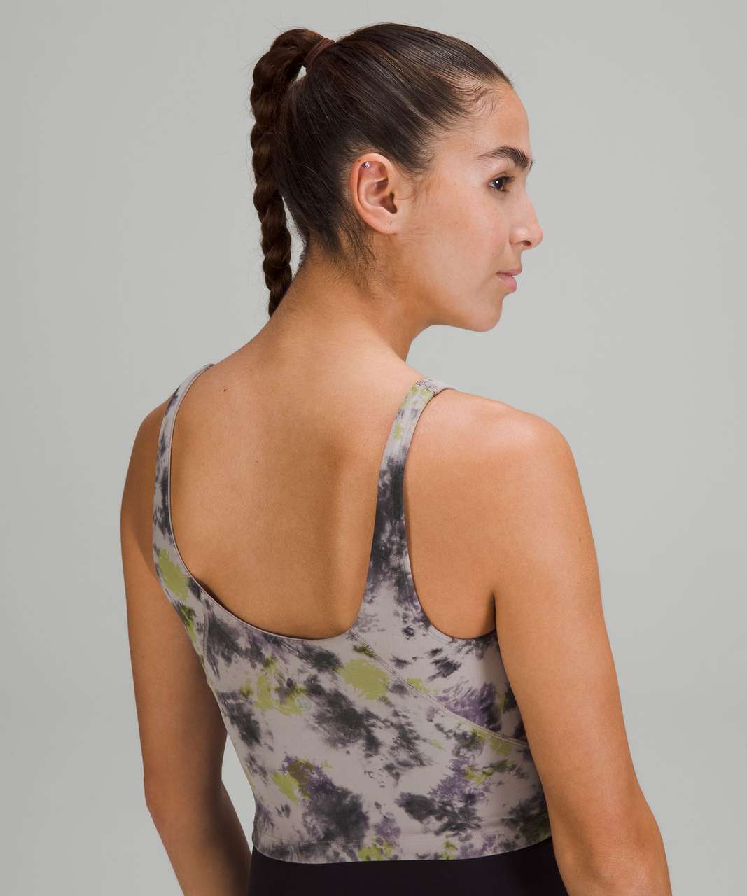 NWT Lululemon Align Tank Diamond Dye Pitch Grey Graphite Grey Size