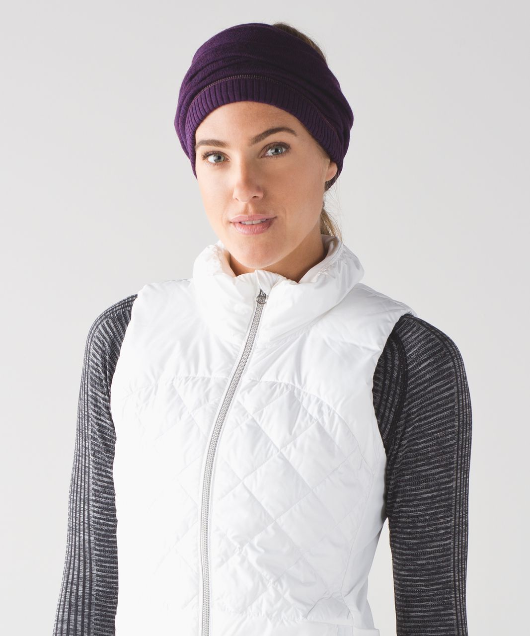 Lululemon Runderland Neck Warmer - Heathered Darkest Magenta