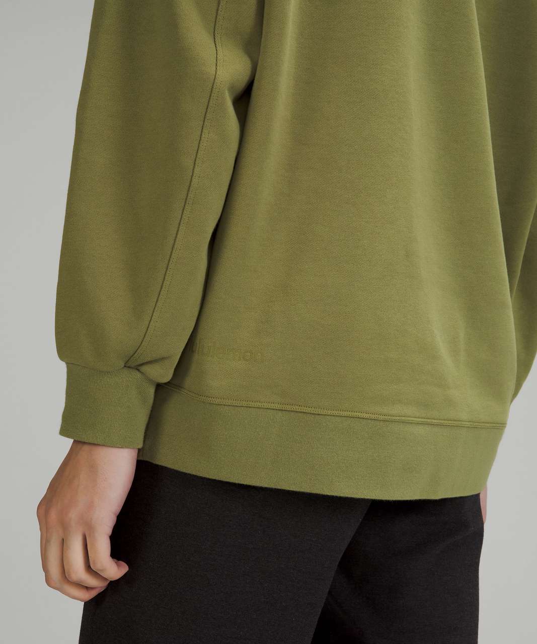 Lululemon Perfectly Oversized Crew - Bronze Green - lulu fanatics