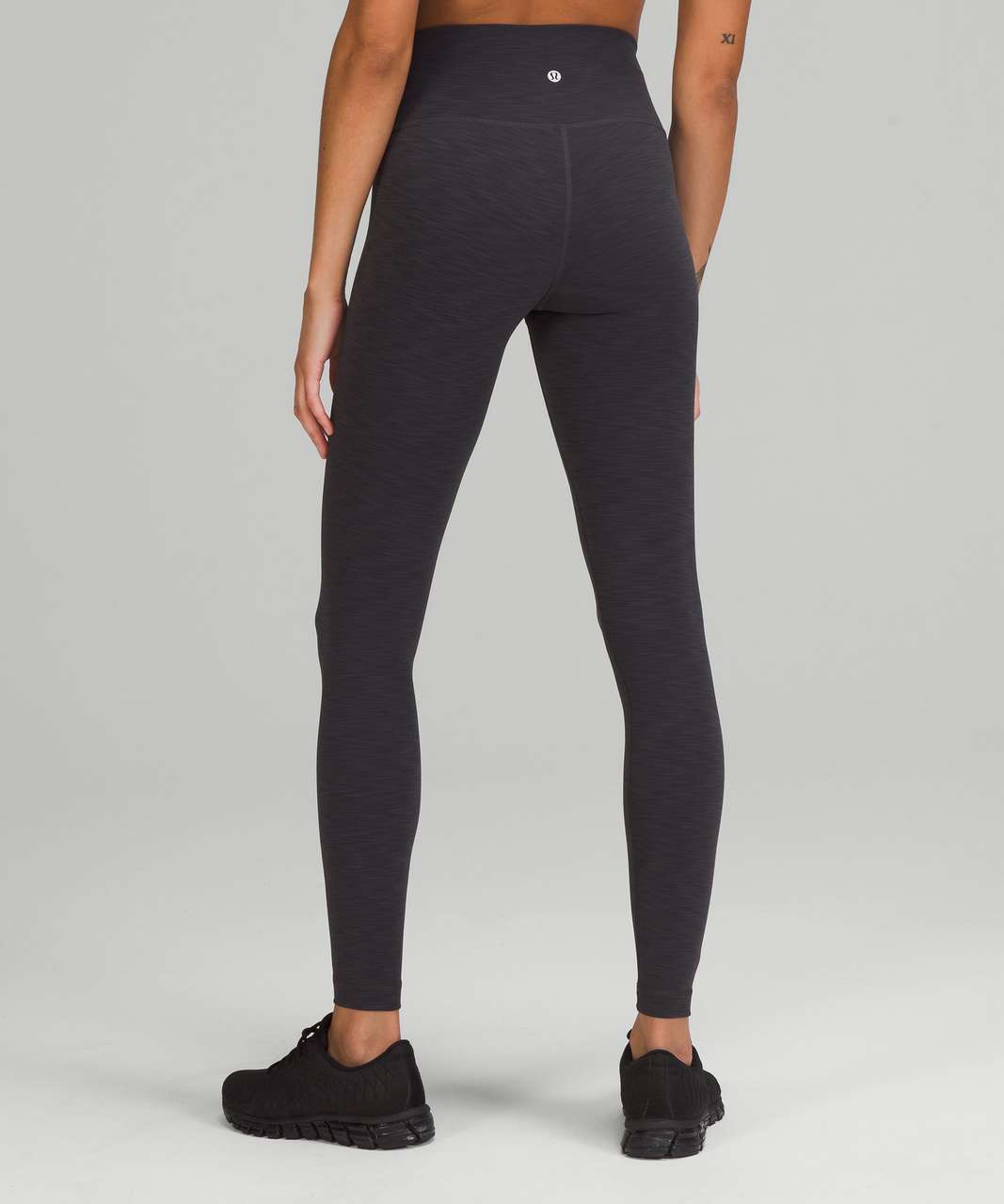 Lululemon Wunder Train High-Rise Tight 25 - Diamond Dye Pitch Grey  Graphite Grey - lulu fanatics