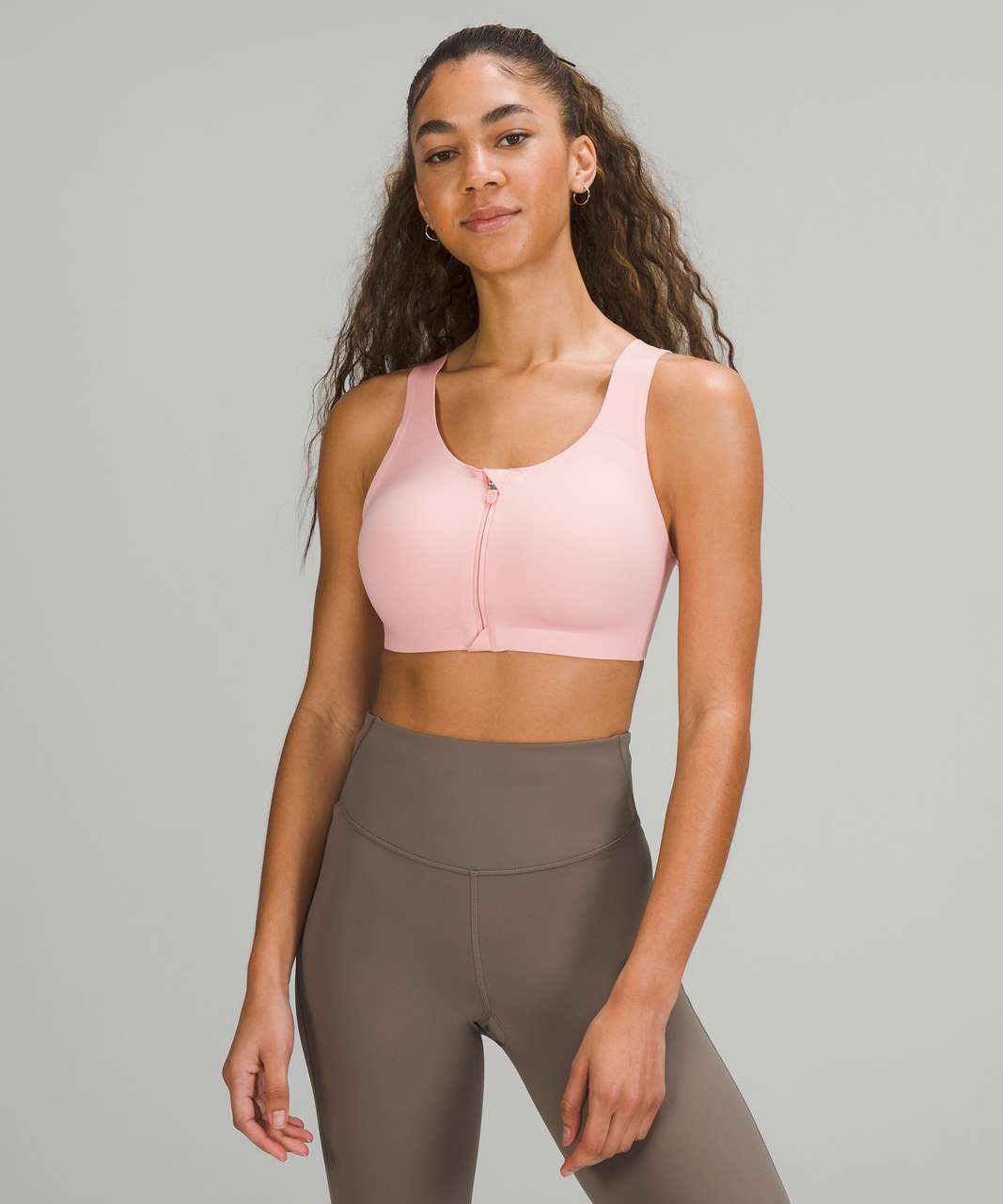 Lululemon Enlite Front-Zip Bra *High Support, A–DDD(E) Cups - Dew Pink