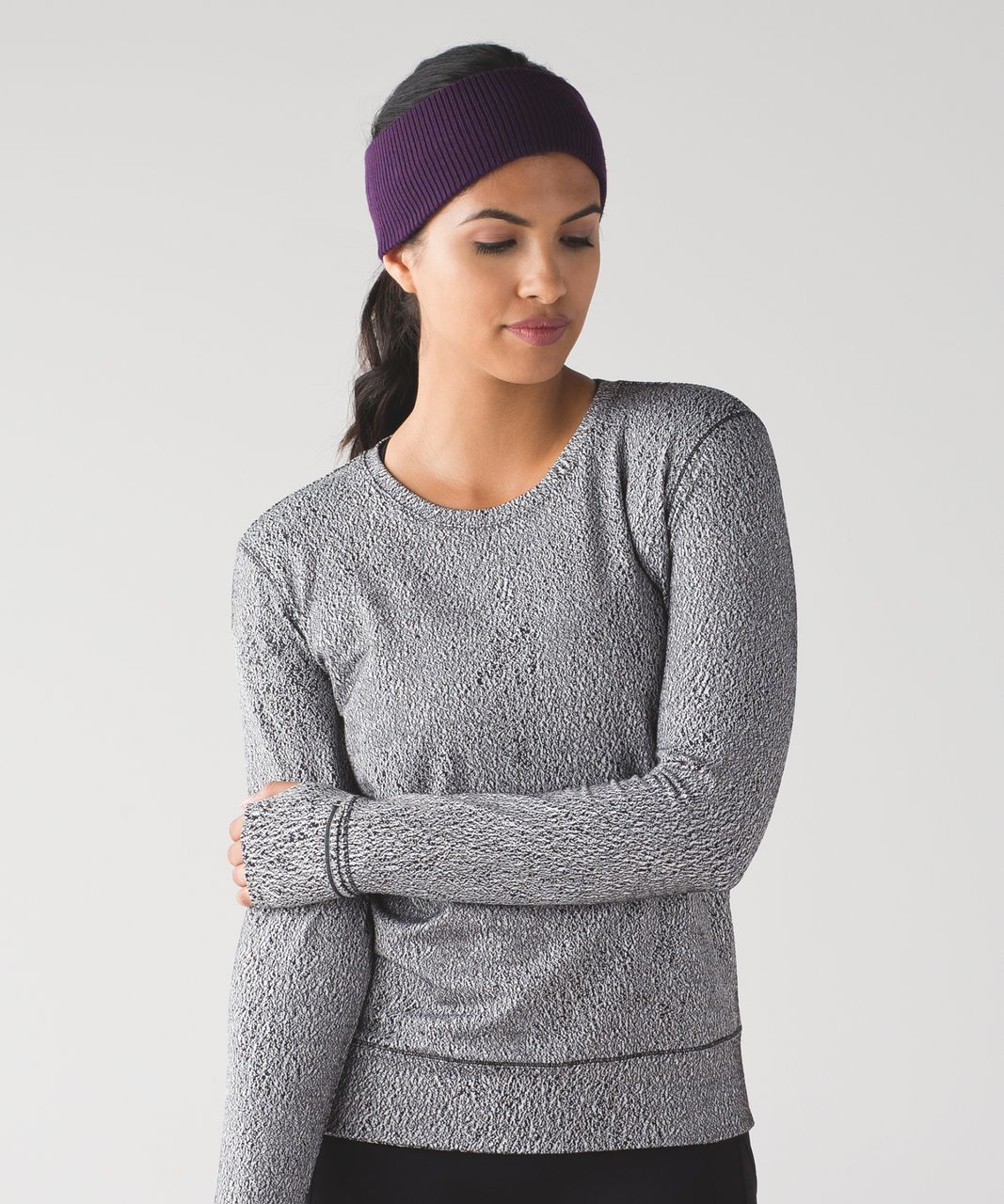 Lululemon Runderland Ear Warmer - Heathered Darkest Magenta