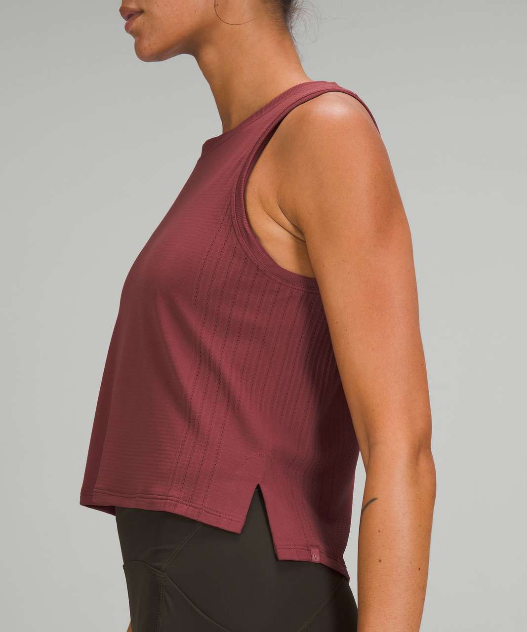 Lululemon Train to Be Tank Top - Smoky Red / Smoky Red