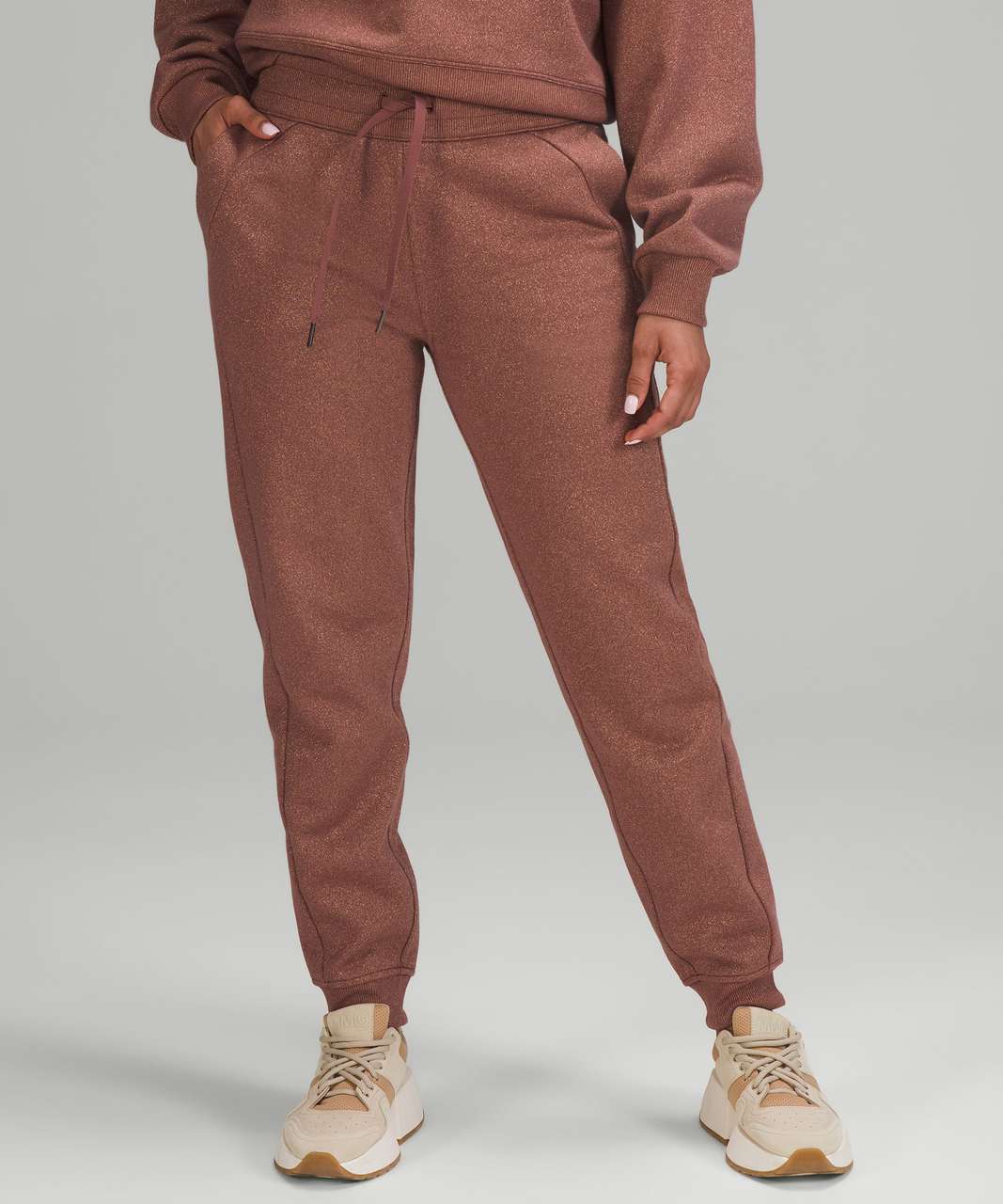 lululemon athletica, Pants & Jumpsuits, Lululemon Scuba Highrise Jogger  In Smoky Red Size