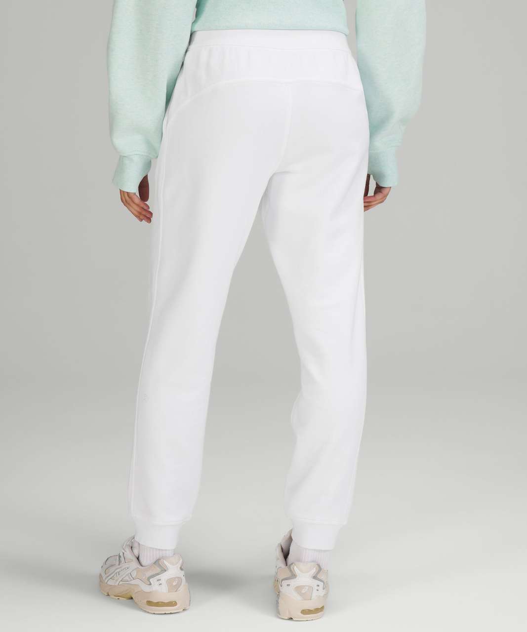 Lululemon Scuba High-Rise French Terry Jogger - White - lulu fanatics