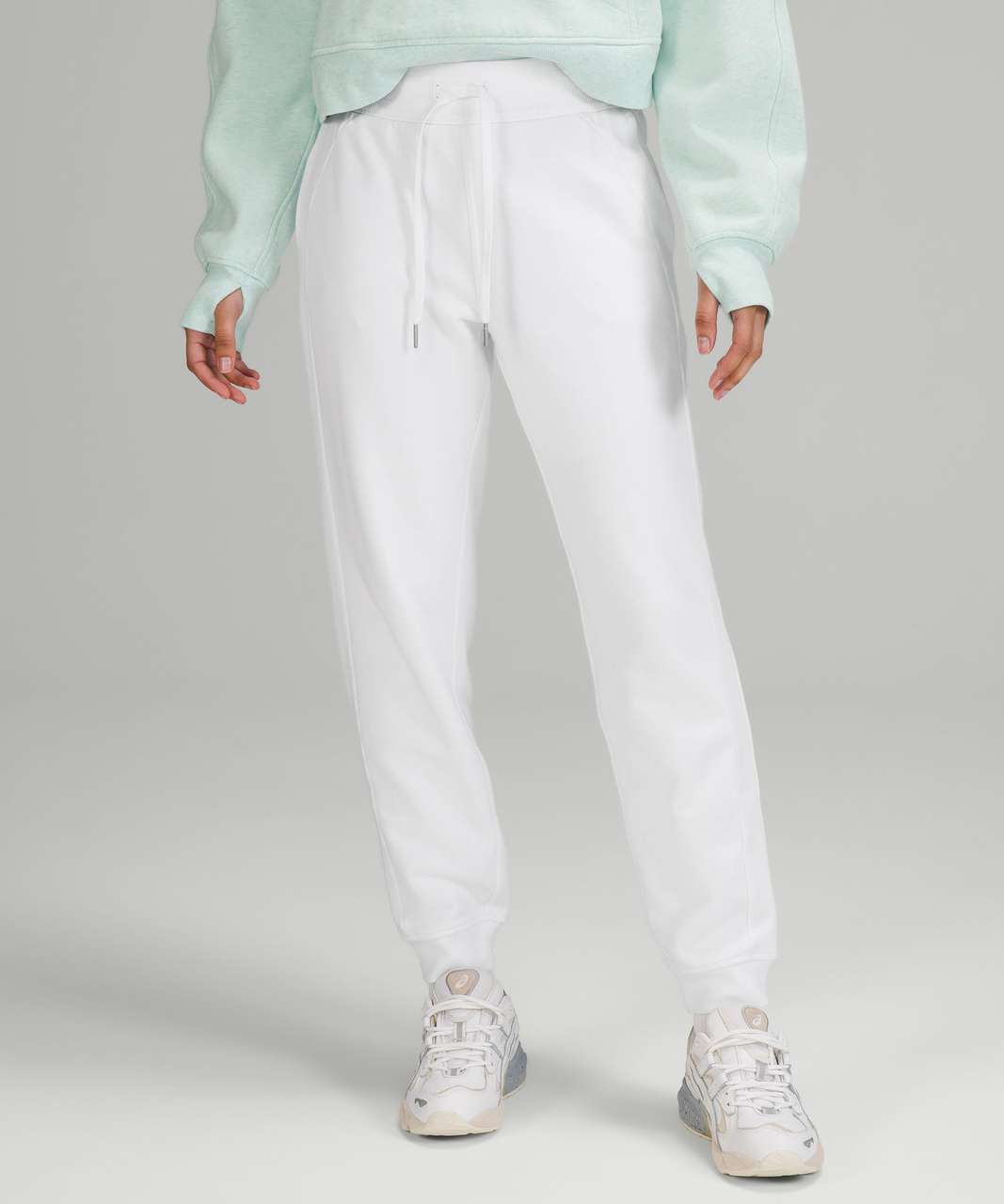 Lululemon Scuba High-Rise French Terry Jogger - Pastel Blue - lulu fanatics