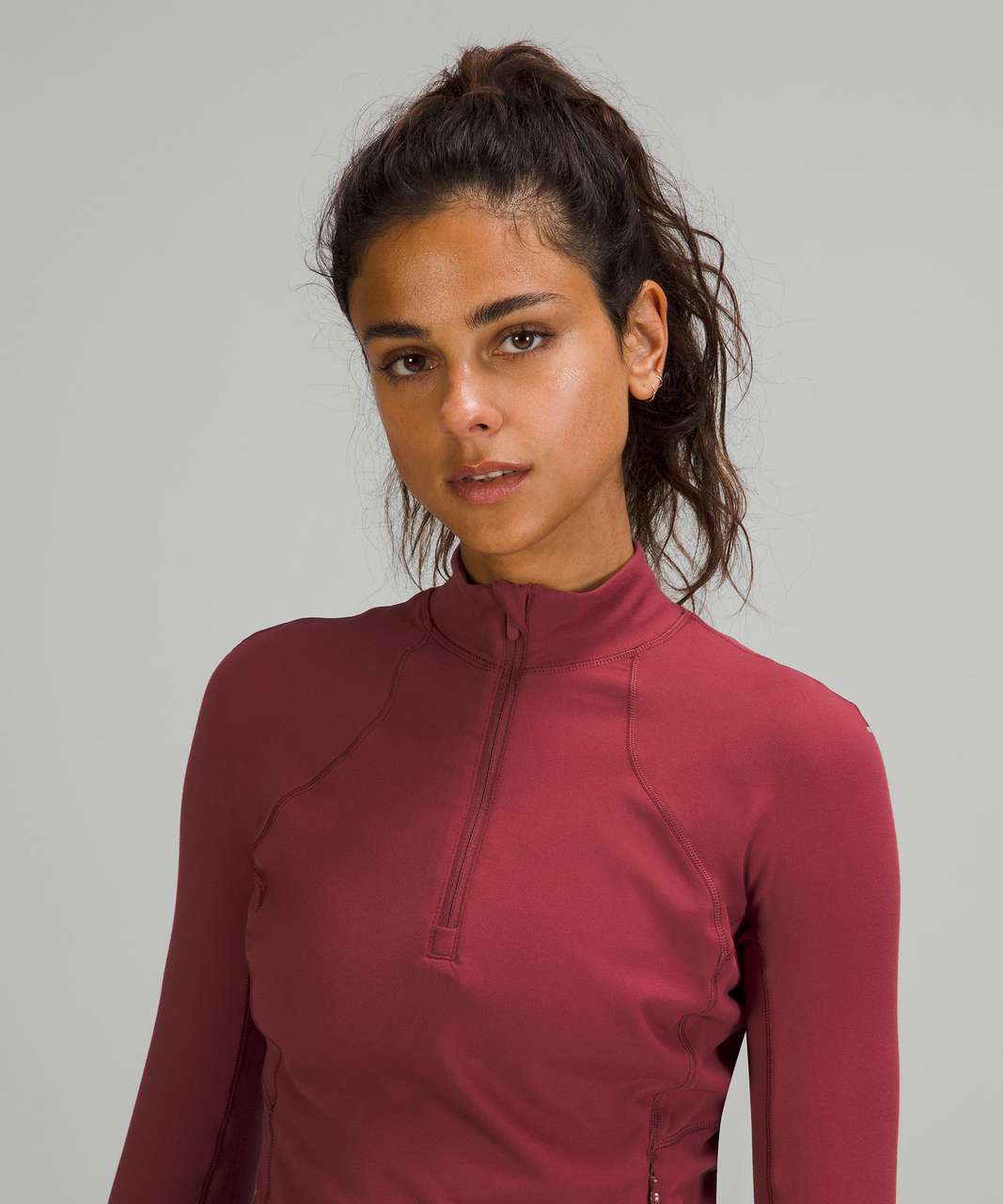 It's Rulu Run Cropped Half-Zip