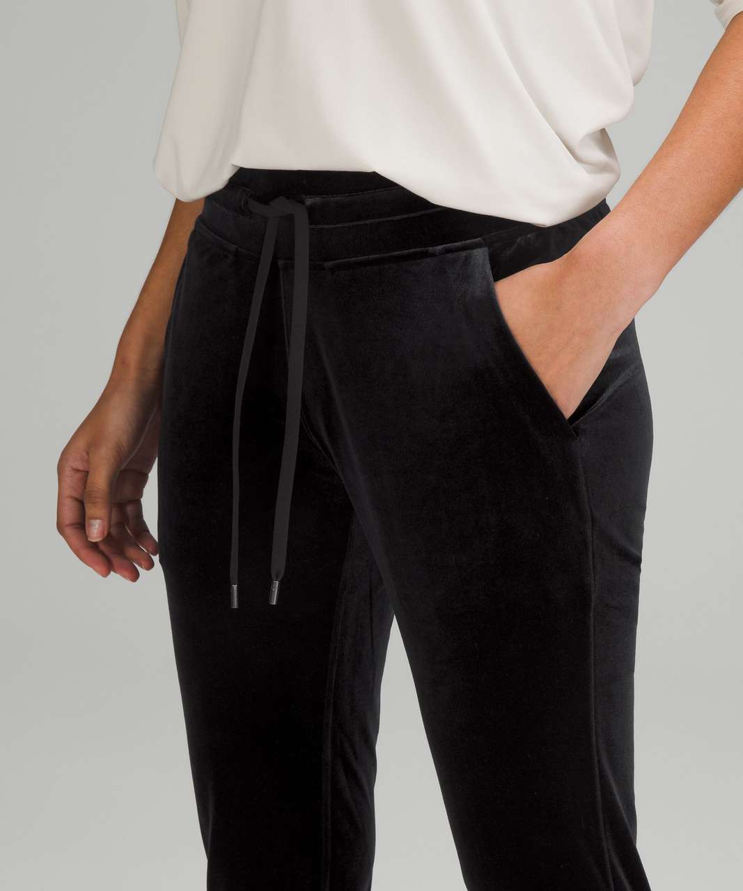 Lululemon Ready to Crush High-Rise Velour Jogger *Full Length - Black -  lulu fanatics