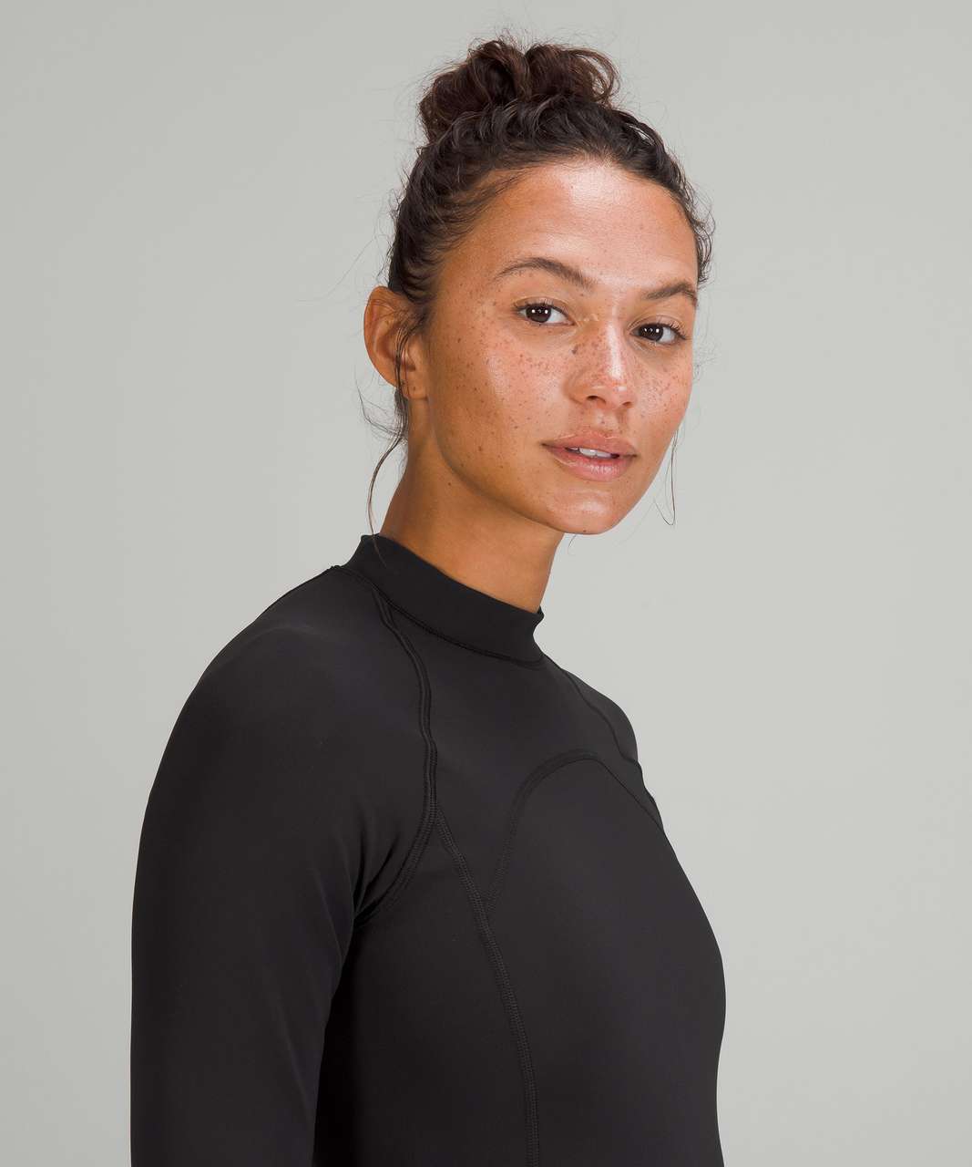 Lululemon Long-Sleeve Zip-Back Paddle Suit *Medium Bum Coverage - Black ...