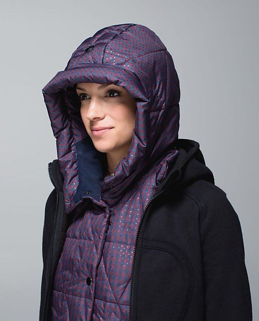 Lululemon Dickie - Gin Gin Gingham Embossed Inkwell Bordeaux Drama