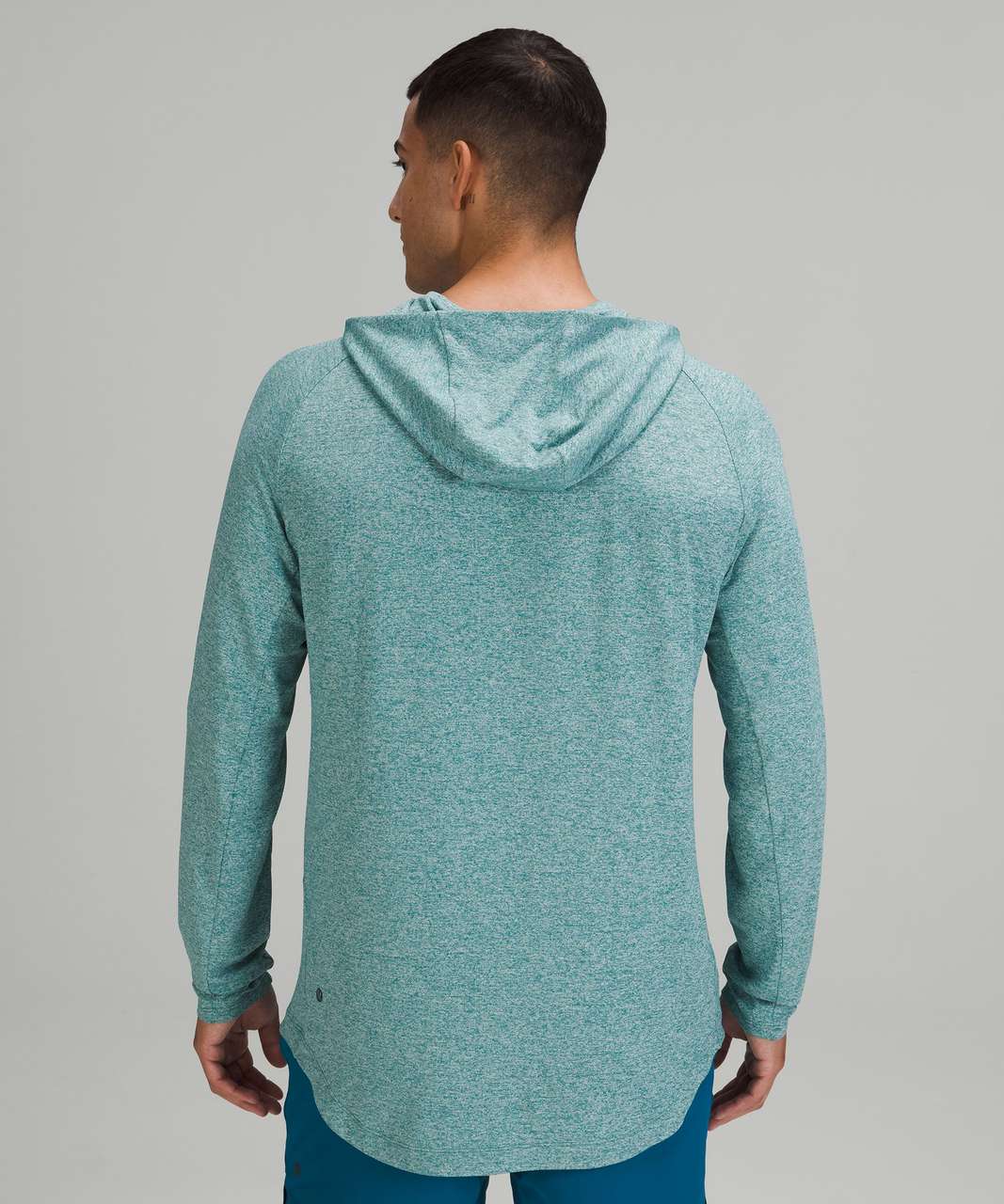 Lululemon Drysense Training Hoodie - Heathered Deep Cove