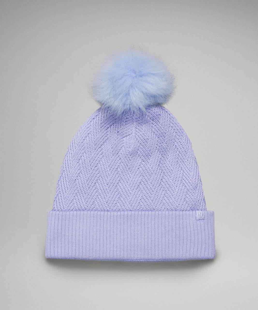 Lululemon Chevron Knit Pom Beanie - Lavender Dusk